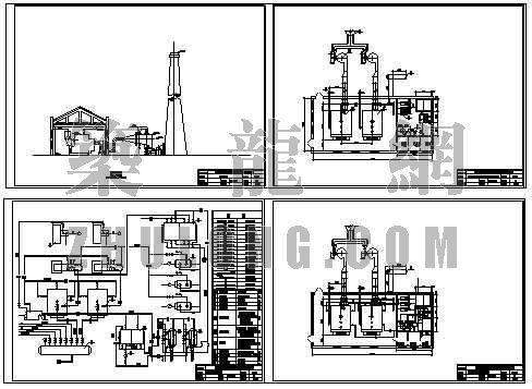 工厂集中绿化地设计图资料下载-某工厂锅炉房设计图