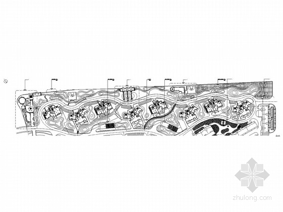 居住区景观设计图dwg资料下载-[浙江]花园式高档居住区景观设计全套施工图