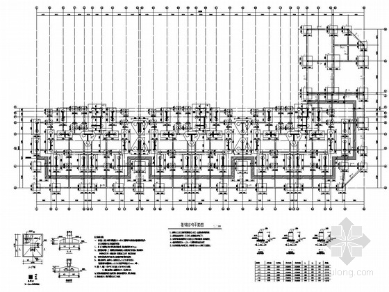 教师周转房建筑施工图资料下载-[江西]18层框剪结构职工保障性周转房结构施工图