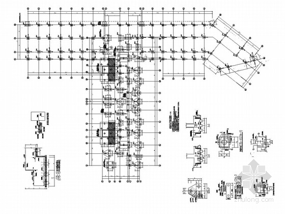 商住楼框剪结构图资料下载-[安徽]18层框剪结构商住楼结构施工图