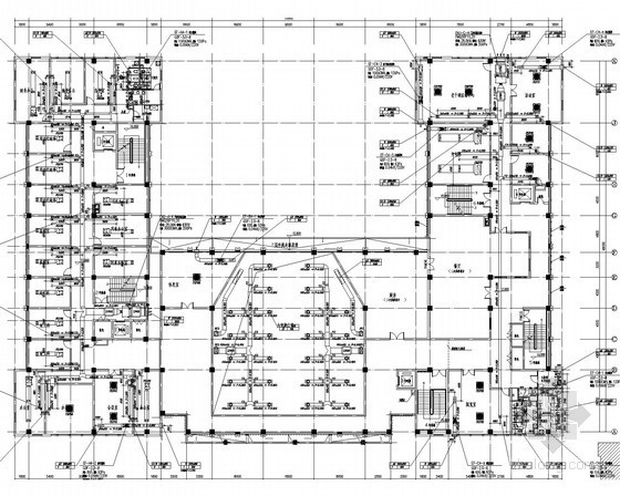 空间空调消防图资料下载-[江西]六层公共行政办公楼空调通风及消防系统设计施工图（VRV系统）