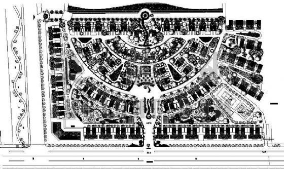 小区绿化照明CAD资料下载-某小区绿化设计