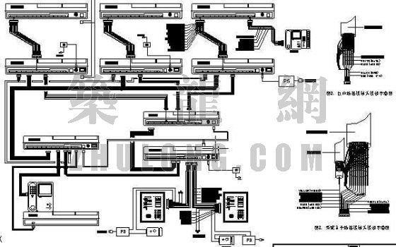 三相四线插头接线图资料下载-某工程可视对讲系统配线图