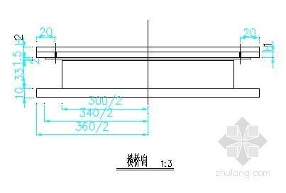 桥梁矩形板式支座图