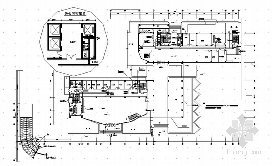 毕业设计办公楼图纸资料下载-某办公楼BAS系统毕业设计电气图纸