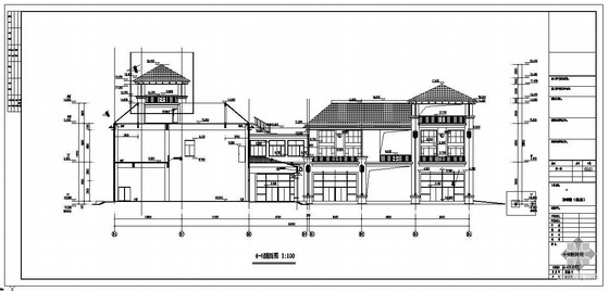 小区地下停车场柱网资料下载-某小区框架会所建筑结构设计图