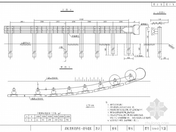 公路公里桩设计图资料下载-二级公路全套标志标线设计图CAD（34张）