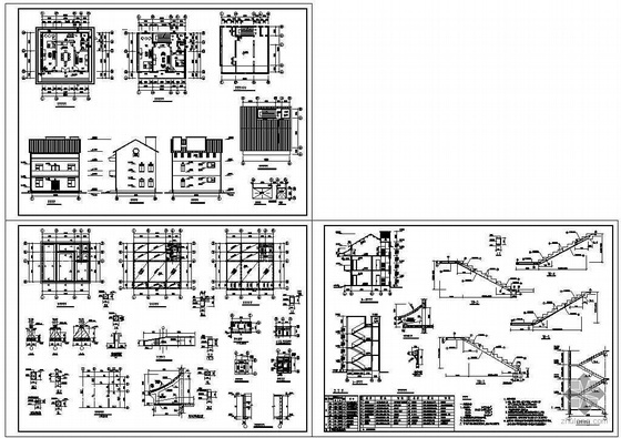 某三层小康农居建筑结构施工图-4