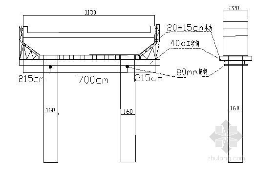 盖梁模板设计计算书资料下载-大桥工程盖梁支架计算书