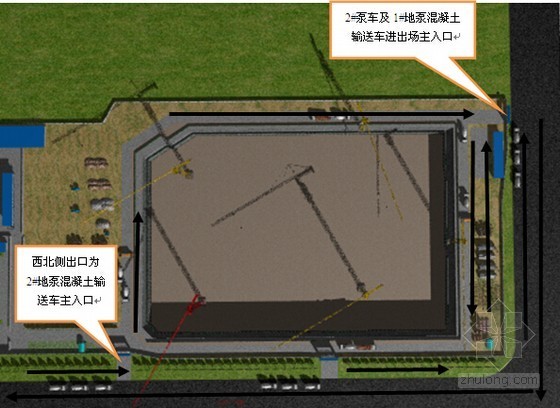 省级安全文明标化工地方案资料下载-文化服务中心工程混凝土施工方案