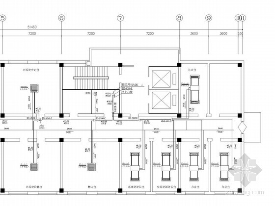 大厦防排烟系统设计图资料下载-[辽宁]超高层公用办公大厦KX大型空调系统设计施工图（直蒸变频多联机系统）