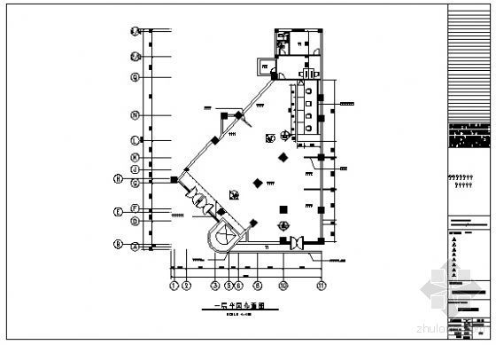 移动营业厅装修CAD图资料下载-三亚某移动营业厅全套图纸