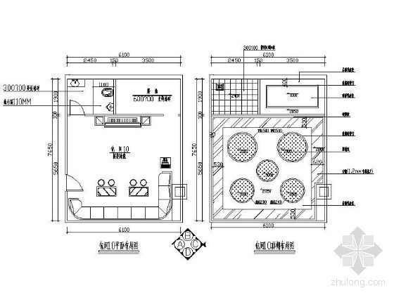 娱乐空间CAD图纸资料下载-娱乐会所包房空间Ⅲ