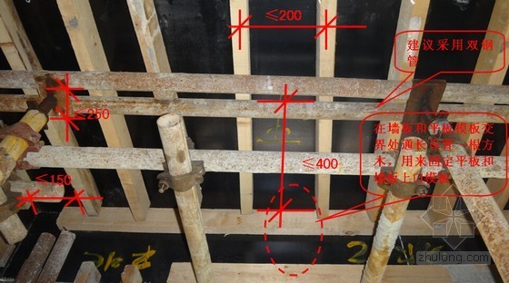 建筑工程主体实测实量资料下载-建筑工程木模板工程施工标准做法（清晰图片解说）