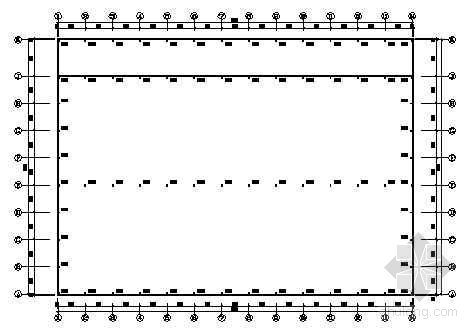 四坡钢架结构图片资料下载-青岛某轻型门式钢架厂房结构图