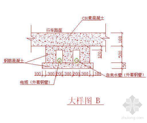 建筑施工地下管线保护资料下载-上海某商业中心地下管线保护方案