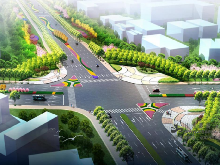 新中式茶馆平面资料下载-道路设计讲义第五章道路平面线型规划设计