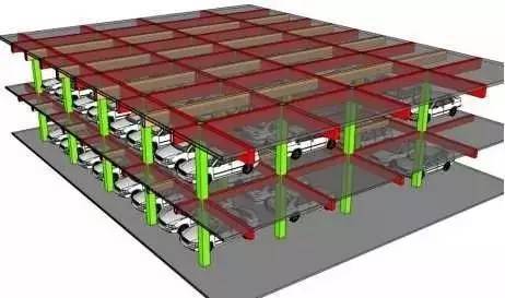 地下车库设计中，常见的几种柱网分析_22