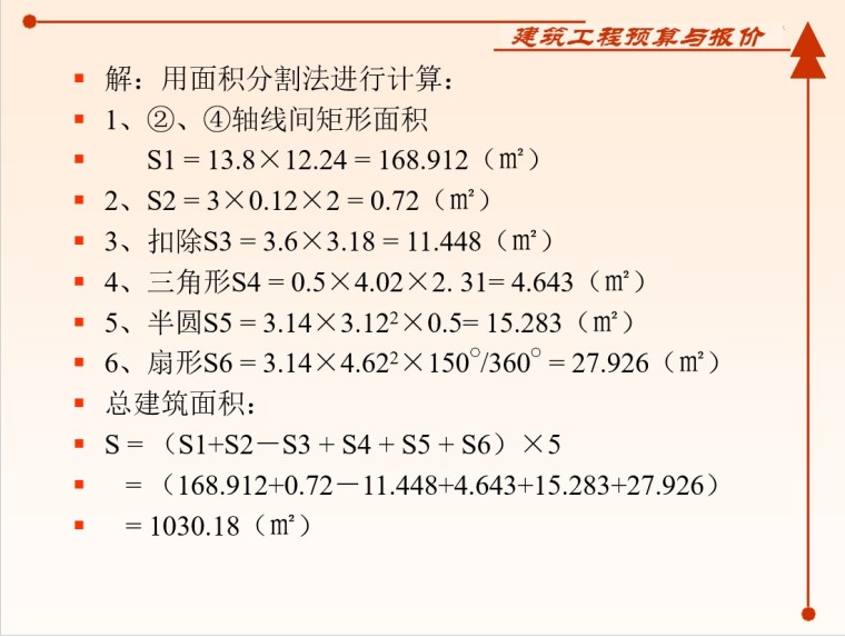 土建工程预算之工程量计算实例-4、建筑面积计算案例