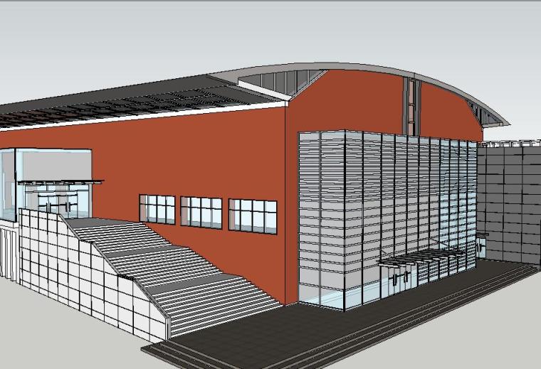 园林现代中式灯具模型资料下载-现代风格建筑模型设计