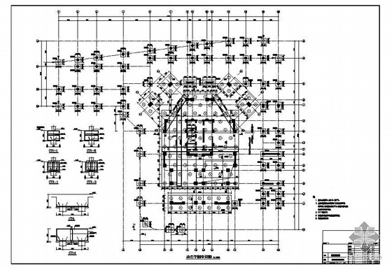 高层商业带裙房结构图资料下载-某高层住宅结构图