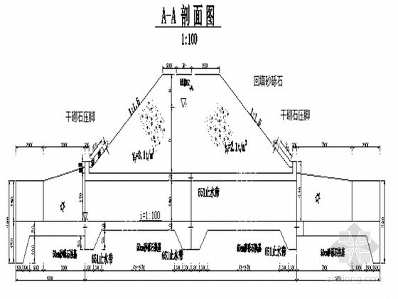 二层别墅结构配筋图资料下载-排洪涵结构及配筋图