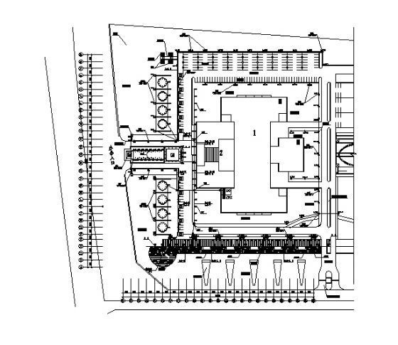 临建办公区平面图资料下载-某办公区照明平面布置图