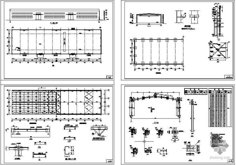 18米门式刚架资料下载-某18米门式刚架厂房结构设计图