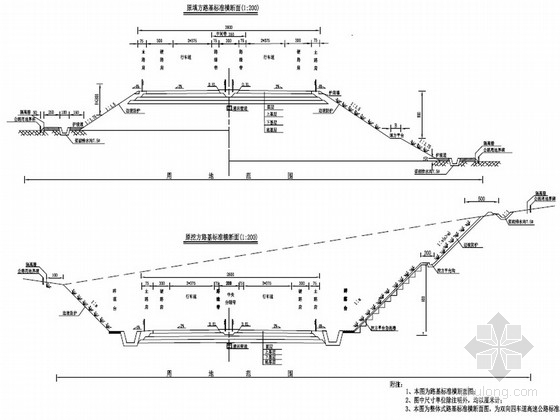 江西市政排水施工图资料下载-[江西]高速公路技改工程施工图及设计说明118页（含桥梁）