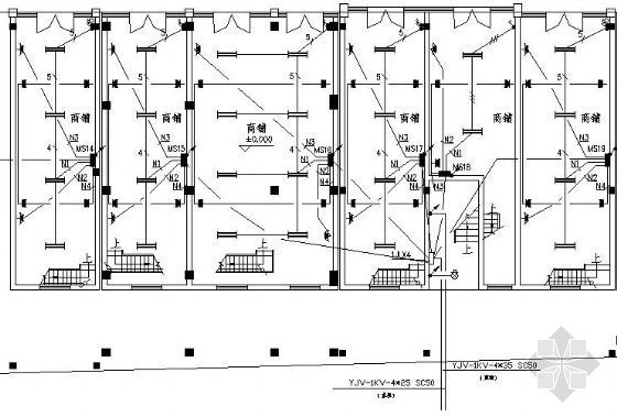 广东商住楼电气设计资料下载-某六层商住楼电气设计
