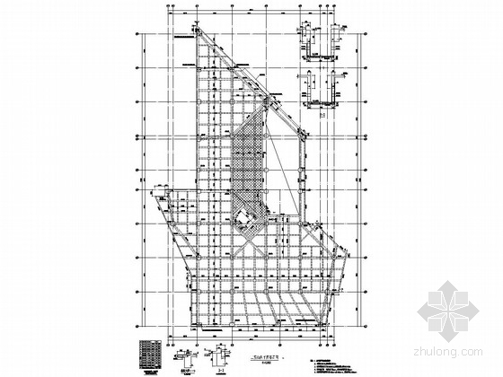 四川六层框架结构施工图资料下载-[四川]地上六层框架结构商业楼结构施工图（地下三层）