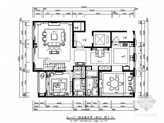 LOFT公寓住宅资料下载-[内蒙]超美新中式LOFT公寓样板间施工图（超强力荐！）