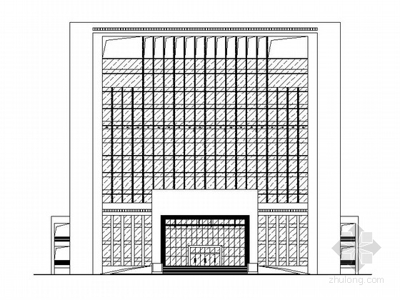 十三层办公服务中心项目资料下载-[广东]十三层现代风格办公服务中心建筑施工图