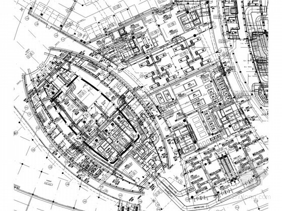 广东剧场建筑施工图资料下载-[广东]6万平剧场剧院空调系统施工图（座椅下送风 机房详图全面）