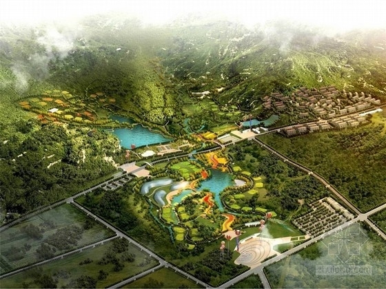 景观园路设计方案资料下载-[青岛]园博会景观概念规划设计方案