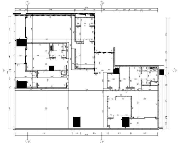 室内装修公寓资料下载-[SCDA&如恩]华润公寓现代风格三居室样板间室内装修施工图&效果图&物料表（CAD、JPG、PDF）