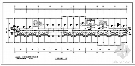 负压病房空调设计图纸资料下载-医院病房楼空调图纸