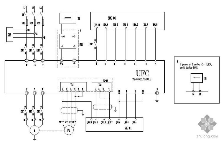 电磁吸盘电气原理资料下载-某品牌电梯电气原理图