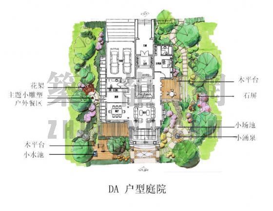 居住区景庭院观设计方案资料下载-居住区庭院景观