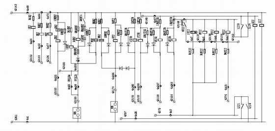 高压线路设计图资料下载-某数字式高压线路保护柜电气典型设计图