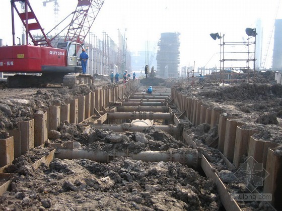 钢板桩拆除施工工艺资料下载-[广东]市政道路扩建工程钢板桩施工专项方案（含计算书）