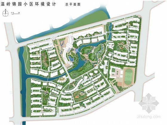 居住区环境设计模型资料下载-[浙江]沿海城市居住区景观环境设计方案