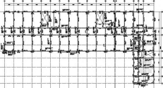 3层教学楼CAD图资料下载-[山东]3层带阁楼框架综合教学楼结构施工图
