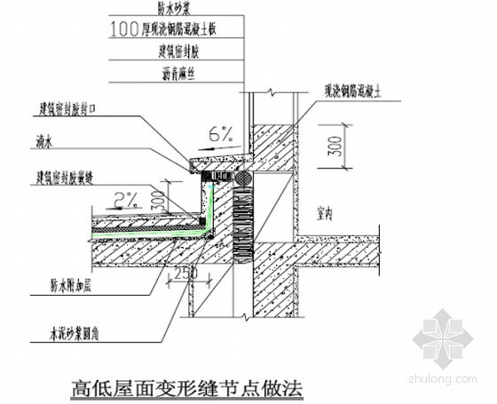 淋浴间防水节点图资料下载-[重庆]建筑工程防水层防水节点标准做法（附节点图）