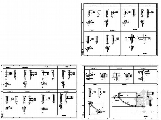 梁与柱的连接节点构造资料下载-某多跨厂房柱与梁的连接节点构造详图