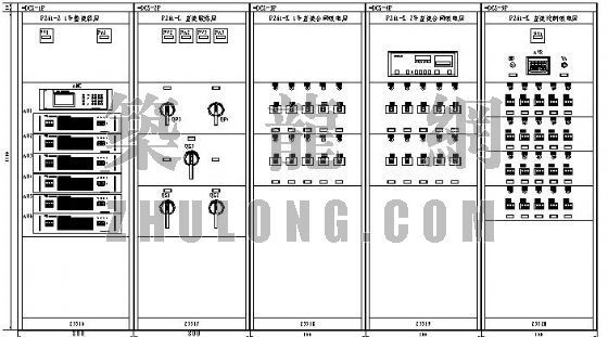 垂直干线子系统设计图资料下载-直流屏系统设计图