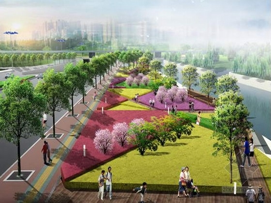 苏州现代景观大道资料下载-[江苏]现代城市商业街景观大道设计方案