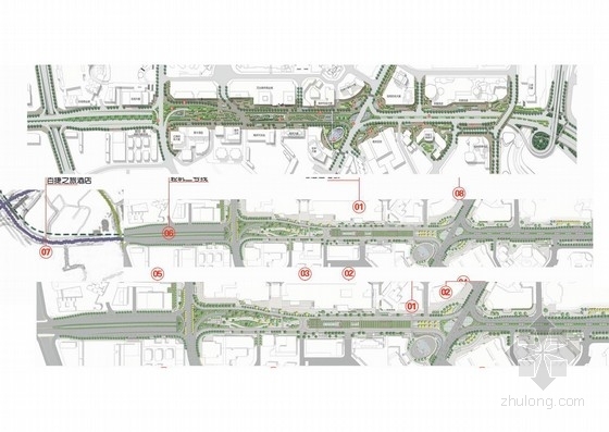 城市街道3d模型资料下载-[重庆]城市主要商业街道路及周边环境景观改造方案