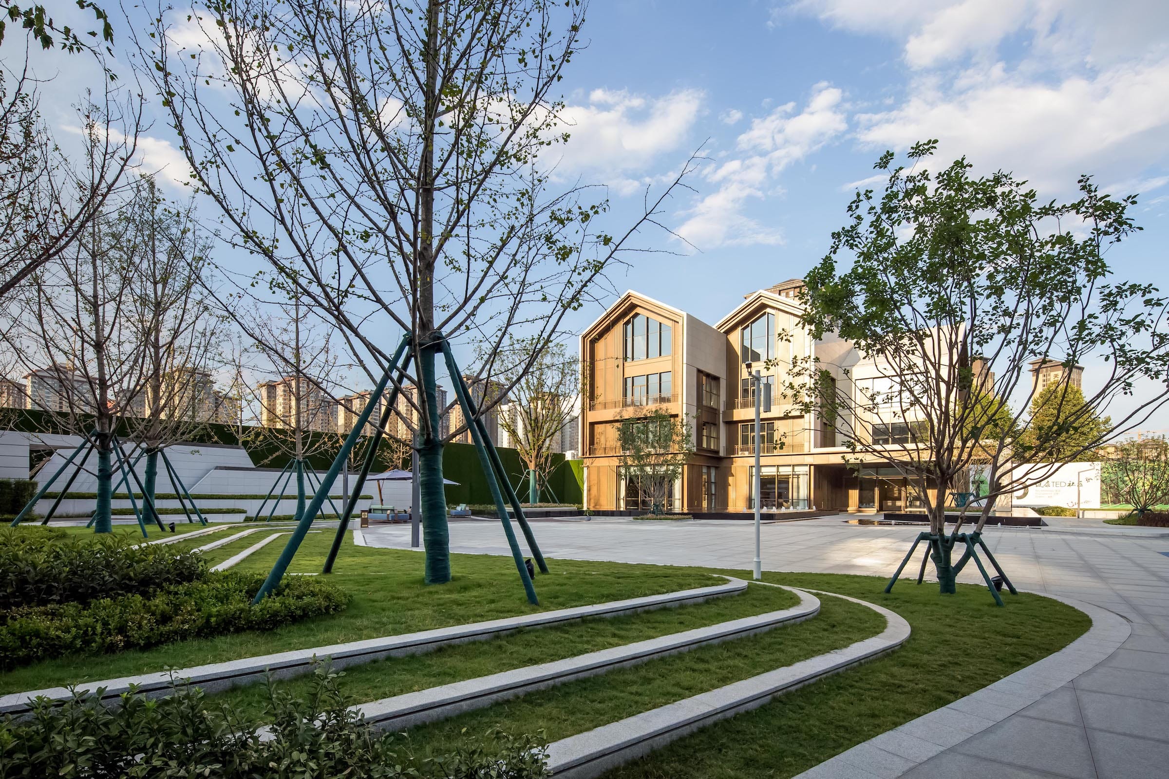 西安大兴青樾展示区景观