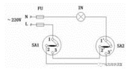 双控开关施工图资料下载-双联双控开关、变频器接线端子接线图解释